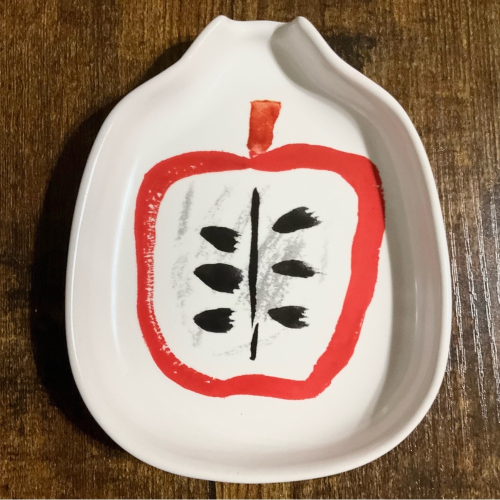 Kate Spade New York Lenox Painted Apple Stoneware Spoon Rest